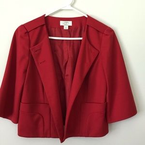 Ann Taylor LOFT Petites red Jacket 🧥
